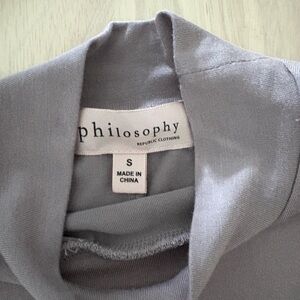 Philosophy Heather Gray Blouse